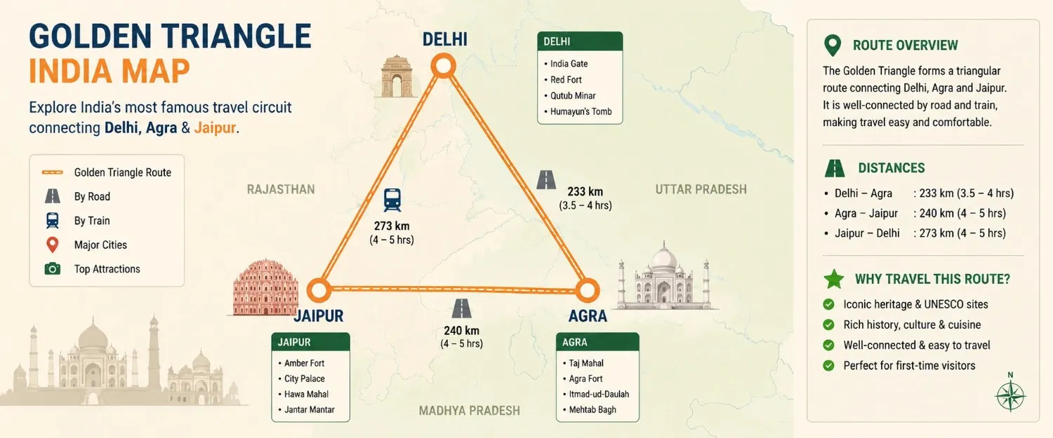 Ultimate Golden Triangle Tour Package